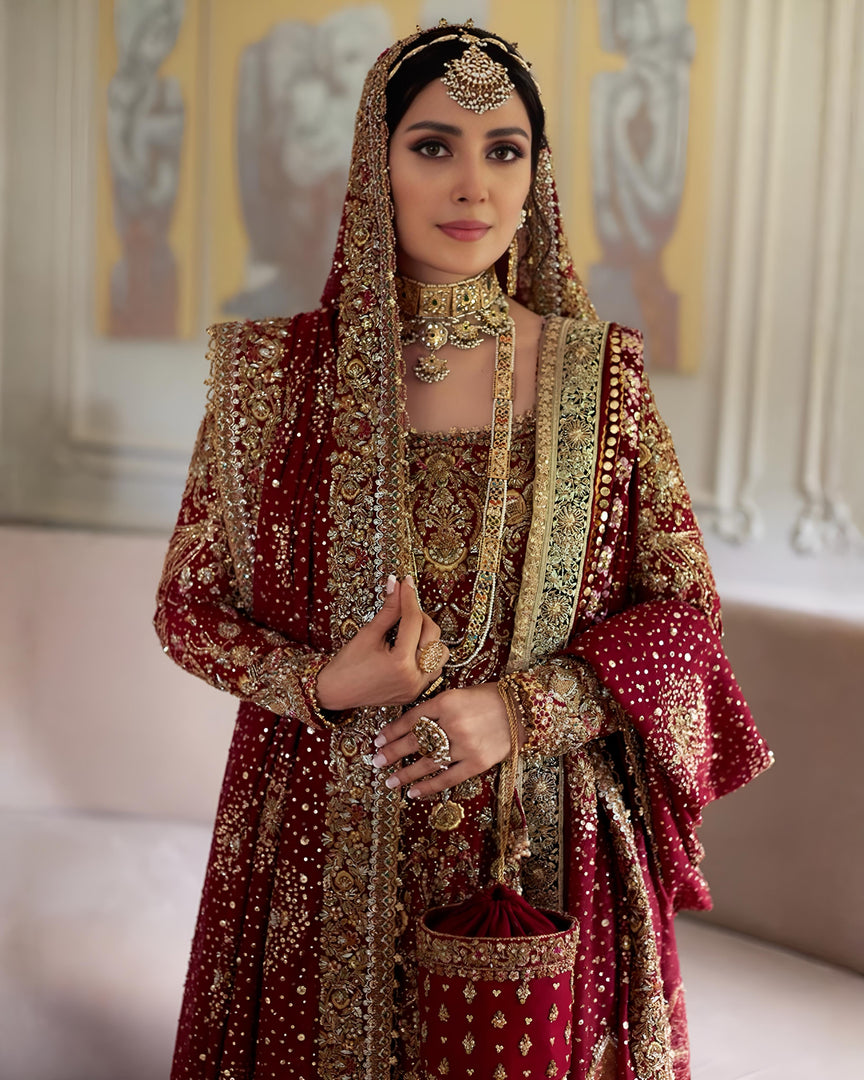 Farah Talib Aziz –  Mehr Un Nissa Scarlett Bridal | FTA-Meh-043