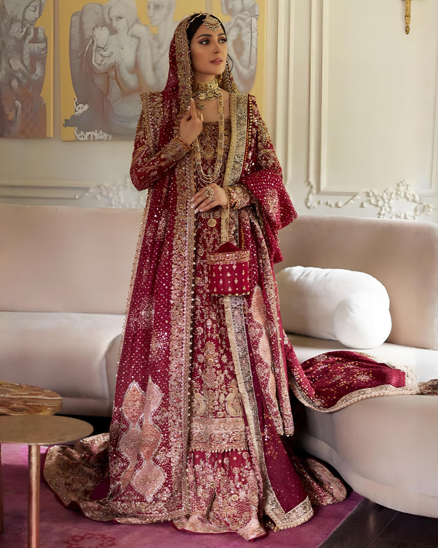 Farah Talib Aziz –  Mehr Un Nissa Scarlett Bridal | FTA-Meh-043