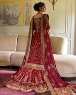 Load image into Gallery viewer, Farah Talib Aziz –  Mehr Un Nissa Scarlett Bridal | FTA-Meh-043