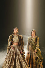 Load image into Gallery viewer, Mohsin Naveed Ranjha – Brown silk | MNR-Bs-218