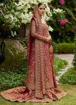 Load image into Gallery viewer, Farah Talib Aziz- Dil Ras Panelled Farshi Lengha | FTA-Drp-040
