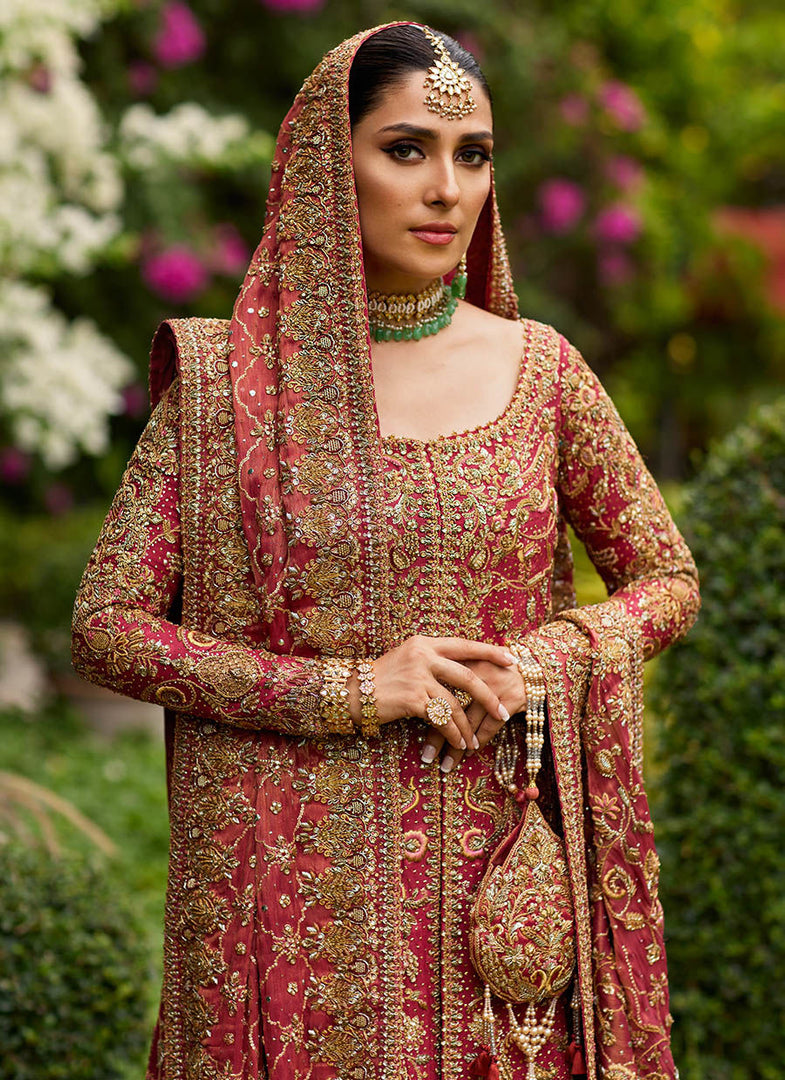 Farah Talib Aziz- Dil Ras Panelled Farshi Lengha | FTA-Drp-040