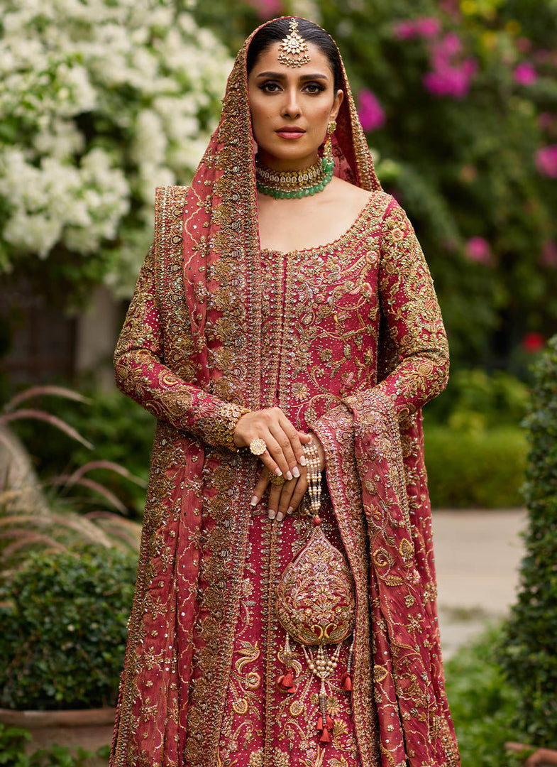 Farah Talib Aziz- Dil Ras Panelled Farshi Lengha | FTA-Drp-040