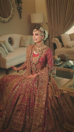 Load and play video in Gallery viewer, Honey Waqar - Bridal | HW-BRI-752