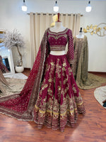Load image into Gallery viewer, Mohsin Naveed Ranjha - Barat CHANDNI |MNR-Red-445
