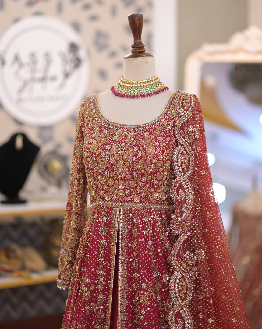 SANIYA Maskatiya – Red Bridal | SM-Rb-046