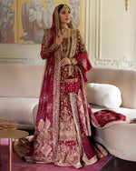Load image into Gallery viewer, Farah Talib Aziz –  Mehr Un Nissa Scarlett Bridal | FTA-Meh-043

