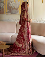 Load image into Gallery viewer, Farah Talib Aziz –  Mehr Un Nissa Scarlett Bridal | FTA-Meh-043

