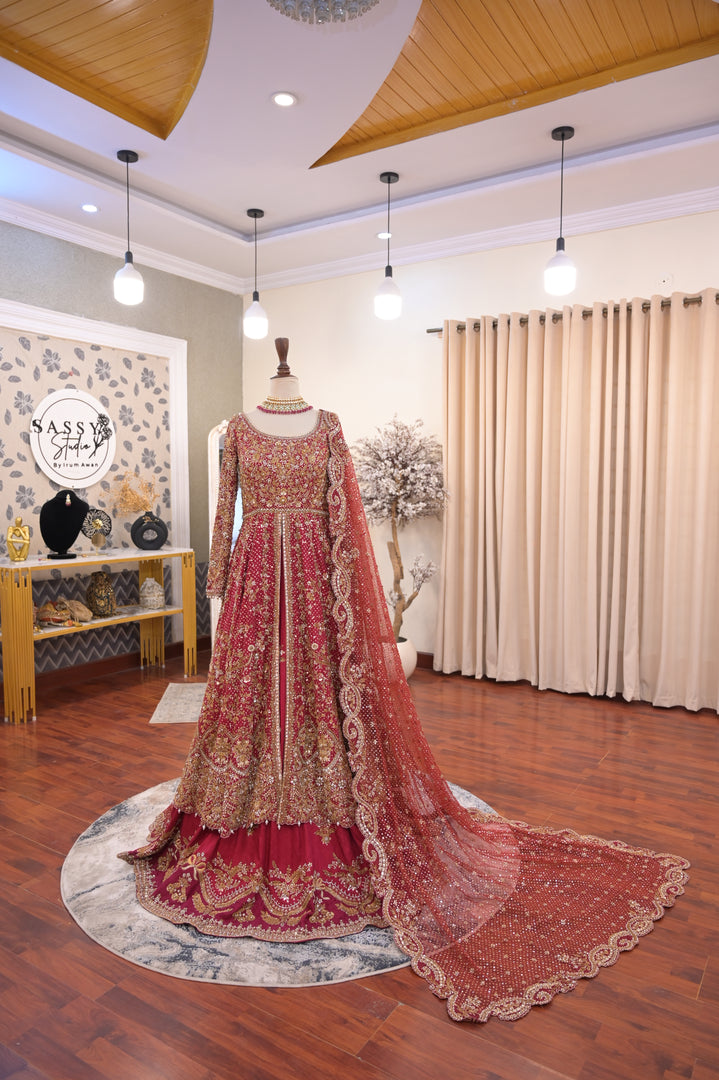 SANIYA Maskatiya – Red Bridal | SM-Rb-046