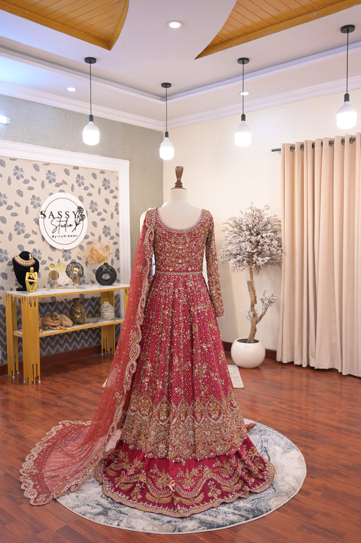 SANIYA Maskatiya – Red Bridal | SM-Rb-046