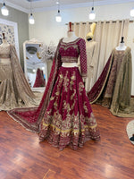 Load image into Gallery viewer, Mohsin Naveed Ranjha - Barat CHANDNI |MNR-Red-445
