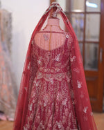 Load image into Gallery viewer, Soraya – Red V Neck | Sor-Rvn-055
