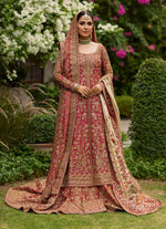Load image into Gallery viewer, Farah Talib Aziz- Dil Ras Panelled Farshi Lengha | FTA-Drp-040

