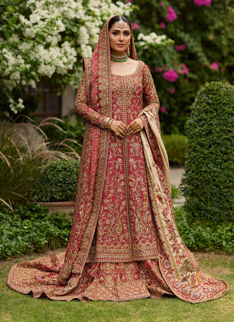 Farah Talib Aziz- Dil Ras Panelled Farshi Lengha | FTA-Drp-040