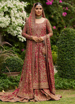 Load image into Gallery viewer, Farah Talib Aziz- Dil Ras Panelled Farshi Lengha | FTA-Drp-040
