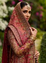 Load image into Gallery viewer, Farah Talib Aziz- Dil Ras Panelled Farshi Lengha | FTA-Drp-040

