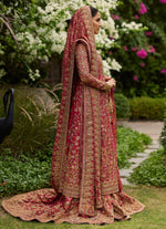 Load image into Gallery viewer, Farah Talib Aziz- Dil Ras Panelled Farshi Lengha | FTA-Drp-040
