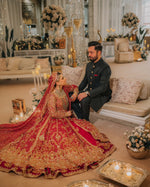 Load image into Gallery viewer, SANIYA Maskatiya – Red Bridal | SM-Rb-046
