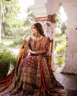 Load image into Gallery viewer, Zeeshan Danish – Red Classic Farshi | ZD-Rcf-059
