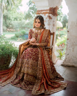 Load image into Gallery viewer, Zeeshan Danish – Red Classic Farshi | ZD-Rcf-059
