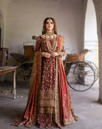 Load image into Gallery viewer, Zeeshan Danish – Red Classic Farshi | ZD-Rcf-059
