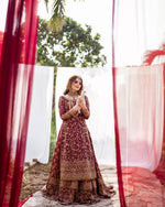 Load image into Gallery viewer, Zeeshan Danish – Red Classic Farshi | ZD-Rcf-059
