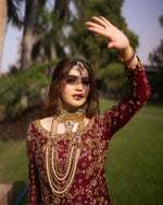Load image into Gallery viewer, Zeeshan Danish – Red Classic Farshi | ZD-Rcf-059
