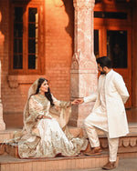 Load image into Gallery viewer, Maha Wajahat – Nikkah Dress | MW-Nik-004
