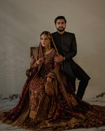 Load image into Gallery viewer, Haris Shakeel – Bridal with Heavy Dupatta | HS-Bhd-049
