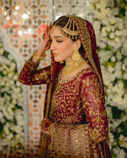 Haris Shakeel – Bridal with Heavy Dupatta | HS-Bhd-049