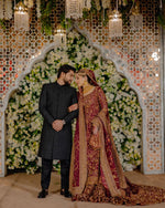 Load image into Gallery viewer, Haris Shakeel – Bridal with Heavy Dupatta | HS-Bhd-049
