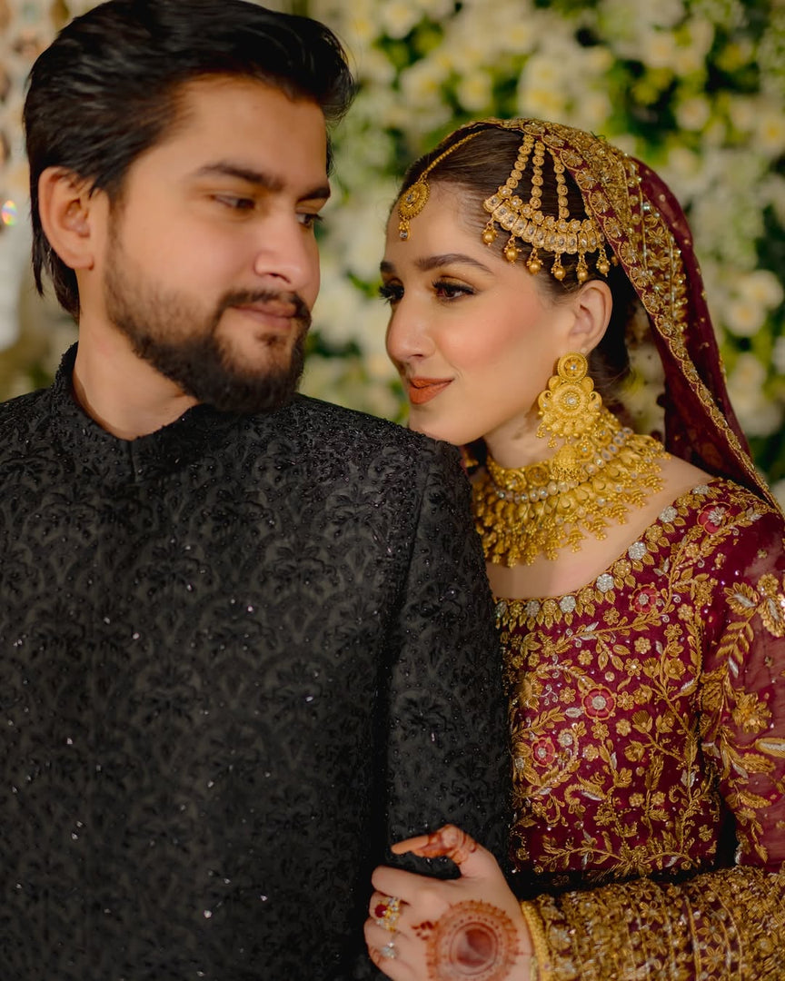 Haris Shakeel – Bridal with Heavy Dupatta | HS-Bhd-049
