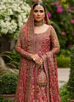 Load image into Gallery viewer, Farah Talib Aziz- Dil Ras Panelled Farshi Lengha | FTA-Drp-040
