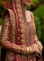 Load image into Gallery viewer, Farah Talib Aziz- Dil Ras Panelled Farshi Lengha | FTA-Drp-040
